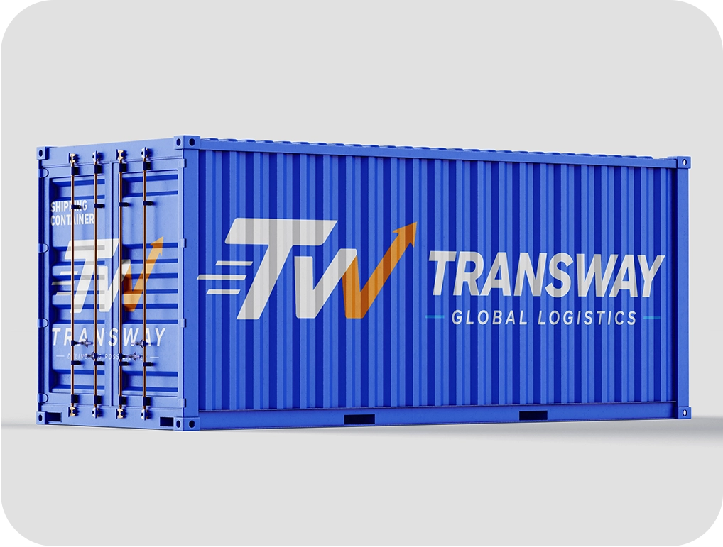 Logo on a shipping container